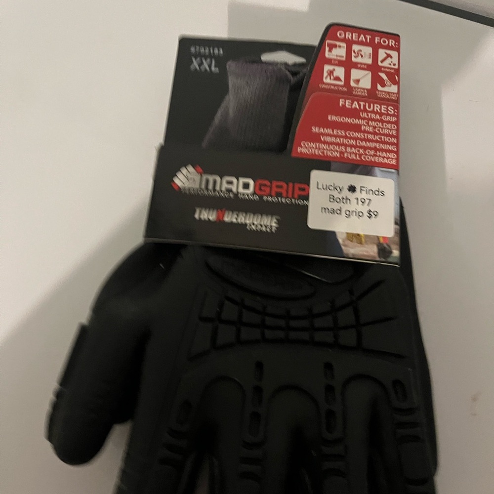 2XL Mad Grip Protective Gloves